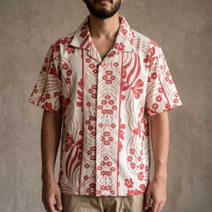 Men's Short Sleeve Floral Print Shirt