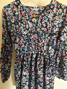 Flared Floral Milti Colour Mini Dress