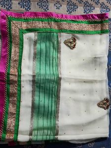Elegant Embellished Saree
