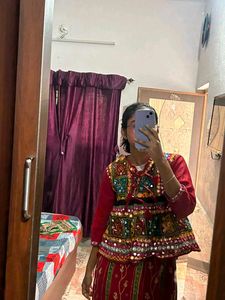 Embroidered Mirror Work Blouse