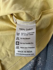 Yellow T-Shirt with Red Lily Graphic
