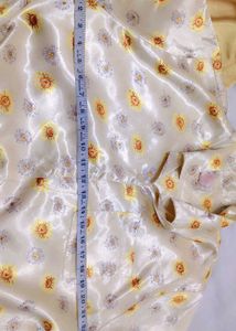 Satin Floral Pajama Set
