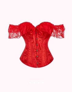 Savana Red Lace Corset Top