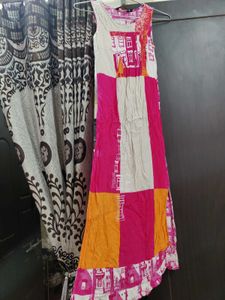 Bohemian Patchwork Maxi Dress