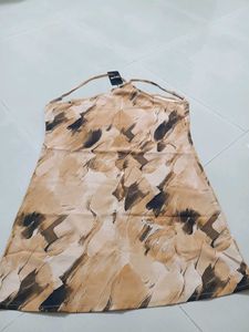 Abstract Print Mini Dress
