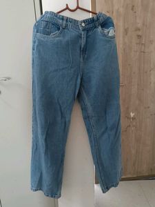 Light Wash Wide Leg Jeans