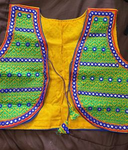 Embroidered Mirror Work Ethnic Jacket