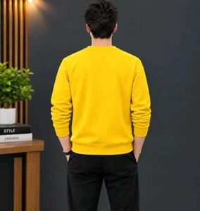 Men's Yellow "The Black" Graphic Sweatshirt