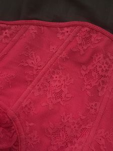 SALE‼️Elegant Lace Corset Top pink -korean brand