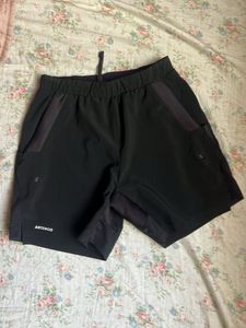 unisex Black Athletic Shorts