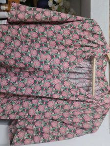 Boho Floral Print Kurta