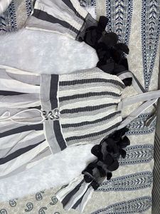 Chic Striped Jumpsuit with Unique Sleeves