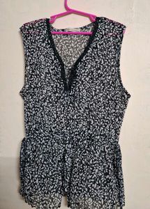 mesh sleeveless top