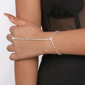 Sparkling Rhinestone Chain Bracelet