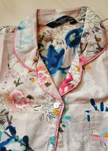 Floral Pure Cotton Pajama Set