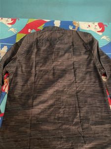 Men's Striped Short Sleeve Button-Up Shirt