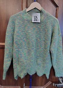 Cozy Multicolored Knit Sweater