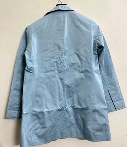 Coach Pastle Blue Trench Coat