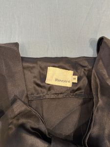 Chic Black Bow Detail Top - S