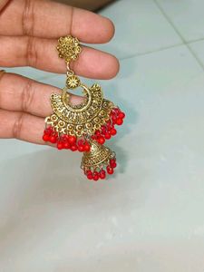 4 Sets Of Vintage Silver Floral Dangle Earrings
