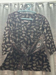 PROJECT EVE S Beautiful Printed Kurta with Belt