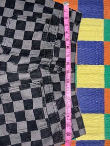 SALE⚠️ - Checkerboard Denim Pants