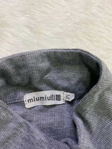Grey Short Sleeve Button Neck T-Shirt Dress
