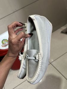 Gray Slip-On Loafers