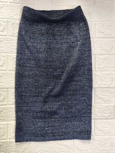 Shimmer Knit Pencil Skirt