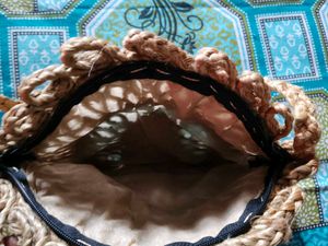 Boho Woven Jute Shoulder Bag