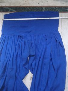 Elegent Royal Blue Heavy Patiala Salwar Pants