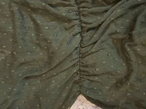Chic Olive Green Mini Dress