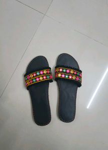 Embellished Flat Sandals