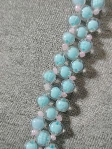 Blue Beaded Bracelet