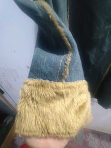 Peacoat Faux Fur Lined Winter coat