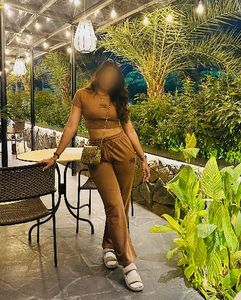 burger bae Cute Brown Co-ord Set