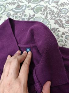 Men's Purple Polo T-Shirt