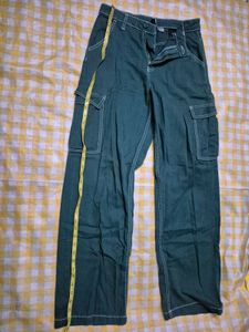Green Cargo Pants Denim (Jeans)