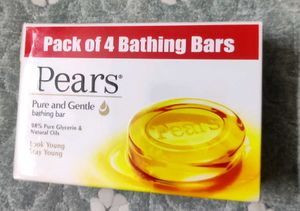 Pears Pure and Gentle Bathing Bars - Pack of 4