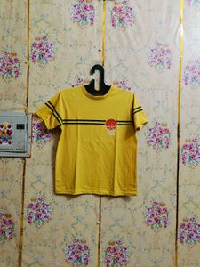 🇳🇿💫🎀Boys Yellow Graphic T-Shirt