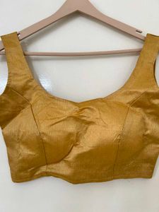 Golden Silk Blend Women Blouse