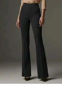 Flared Black Trousers