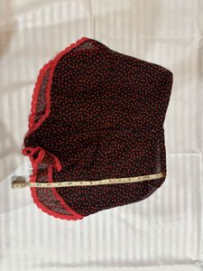 Black &amp; Red Polka Dot Pajama Set