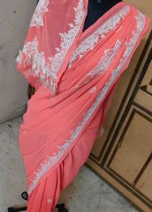 unique work beautiful 😻 saree available