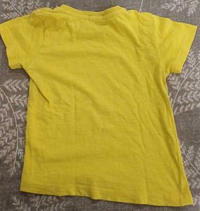 UCB Boys Yellow Tee
