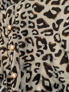 Stylish Animal Print Midi Dress