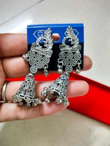oxidized earrings for Navratri
