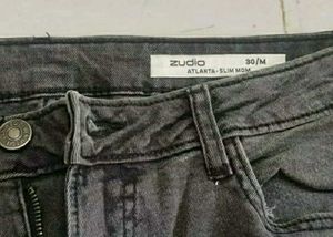 Classic Grey Denim Jeans