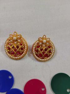 ✨ Color Changing Meenakari Earrings ✨