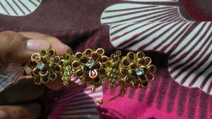 Kundan hair barrette clip